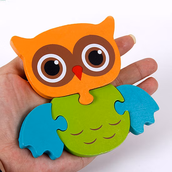 Jouets éducatifs pour enfants Puzzle en bois 3D Jigsaw Puzzle Toy